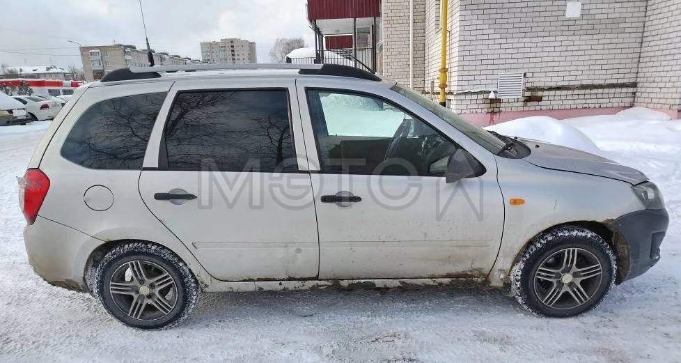 Автомобиль LADA KALINA 219470, 2014 г.в., серебристый, VIN XTA219470E0038873