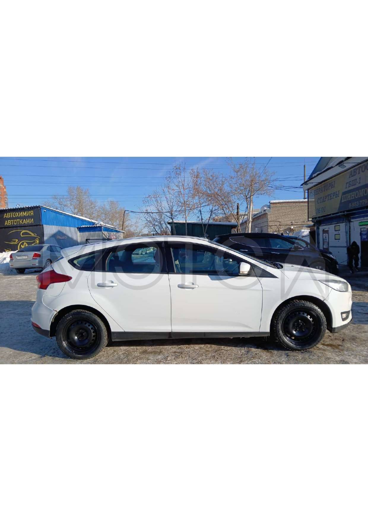 Легковой автомобиль FORD FOCUS 2015 г.в., белый, VIN Z6F5XXEEC5FS02273
