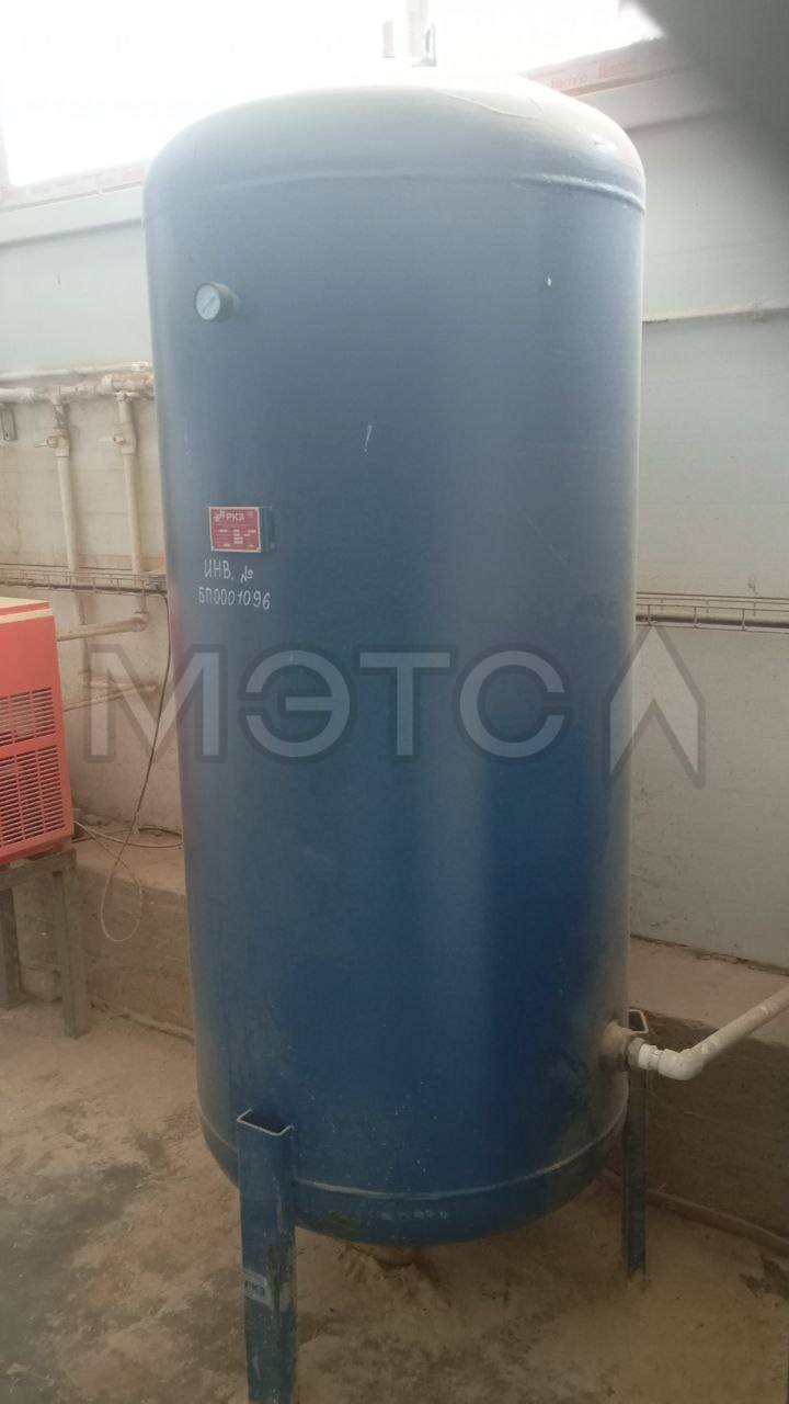 Ресивер окрашенный РВ 900.800-31 (900л, 10 бар), 2021 г.в.